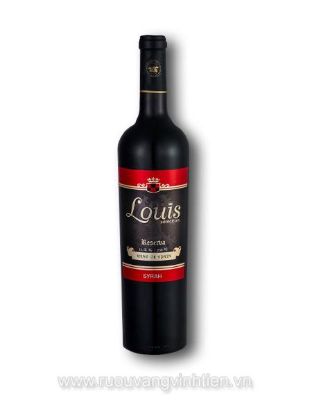Chai rượu vang Louis Selection Syrah Tây Ban Nha, 750 ml, 13,5% vol