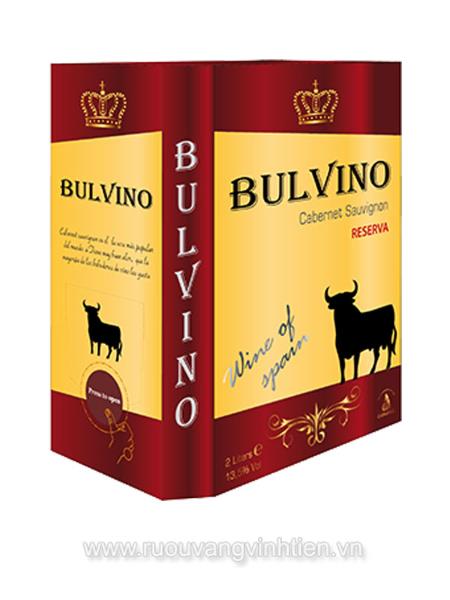 Hộp rượu vang Bulvino Tây Ban Nha, 2 lít, 13,5% Vol