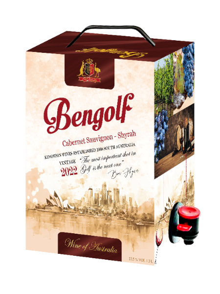 Hộp rượu vang Úc Bengolf 3L