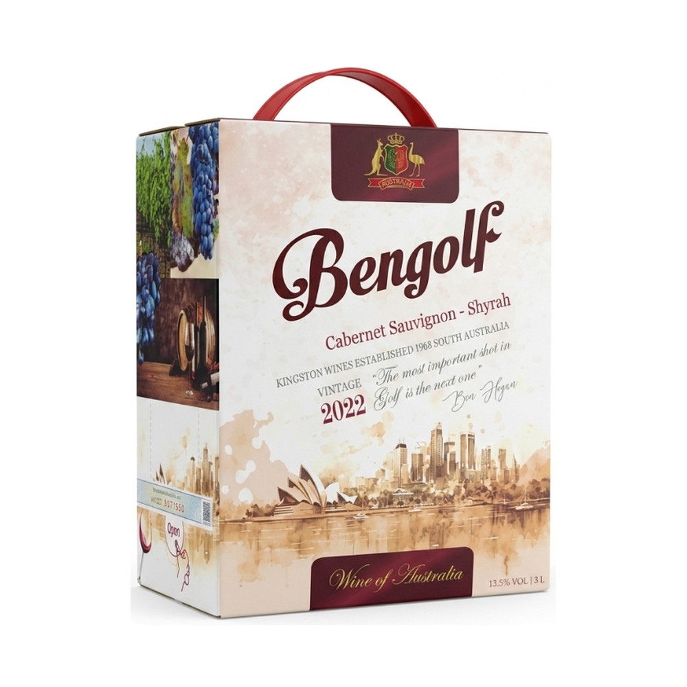 Hộp rượu vang Úc Bengolf 3L