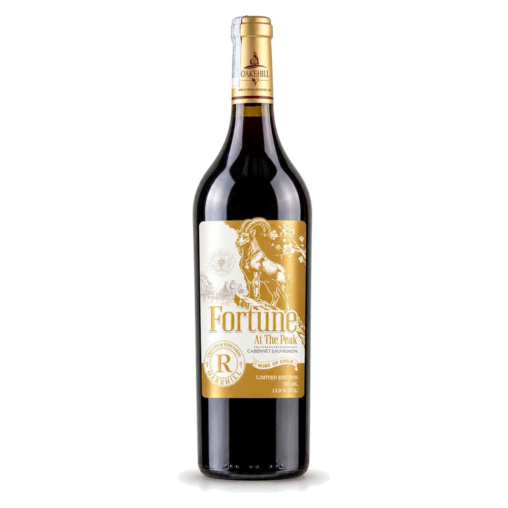 Chai vang Chile Fortune At The Peak, nho Cabernet Sauvignon, 13,5%, 750 ml