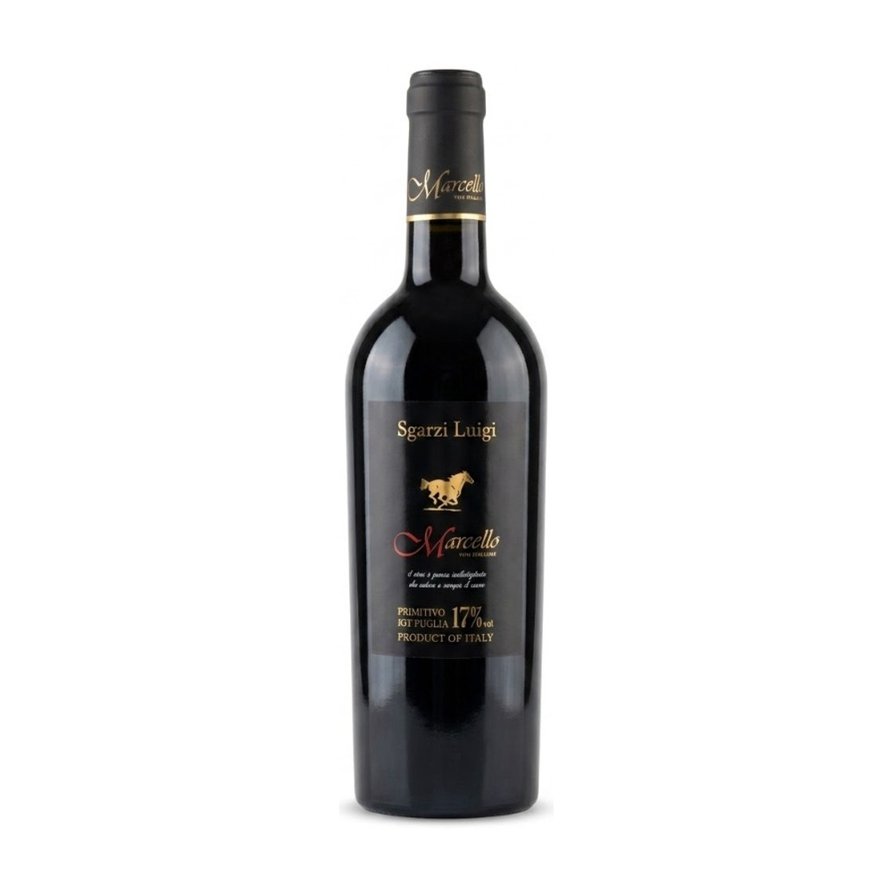 Chai vang Ý Marcello Primitivo IGT Puglia 17% 750ml