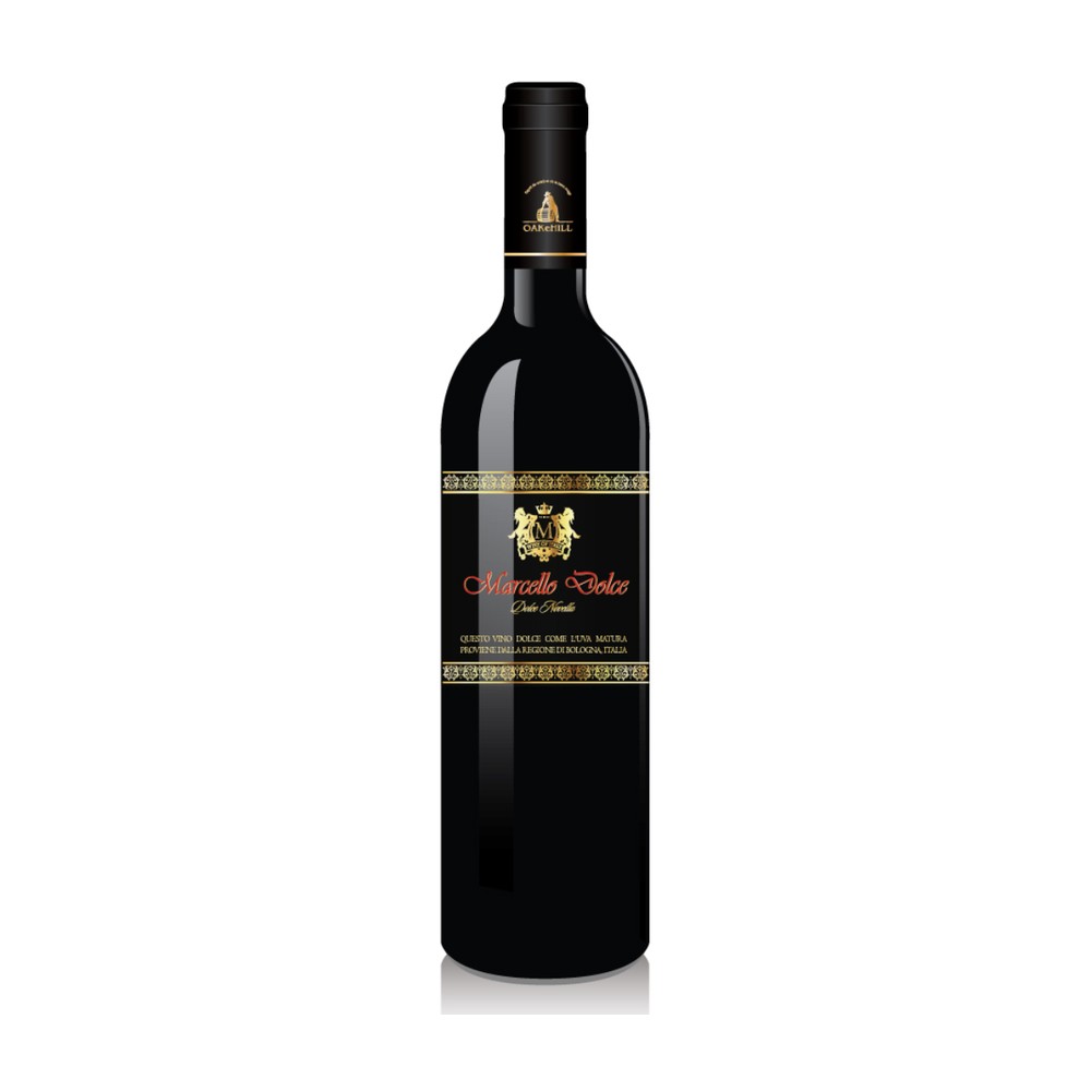 Chai vang ngọt Ý Marcello Dolce 12% 750 ml
