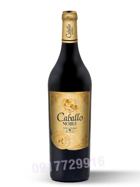 Chai rượu vang Caballo Noble Chile 